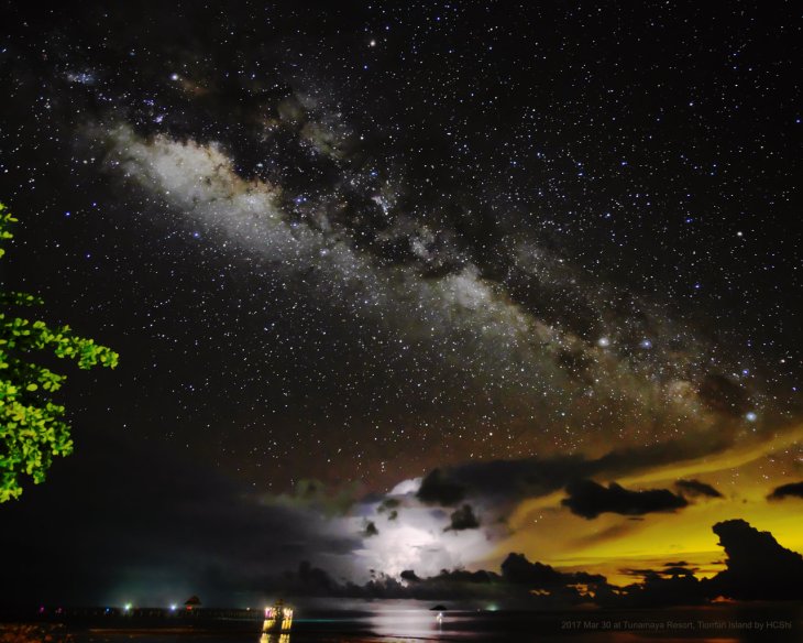 Milky Way at Tunamaya Resort, Tioman Island on 30 Mar 2017