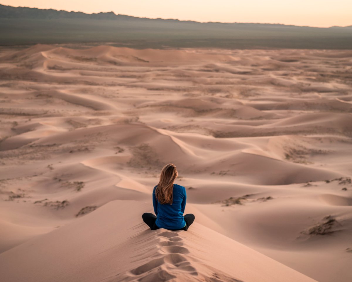 Dune, sand, desert and woman HD photo by Patrick Schneider (@patrick_schneider) on Unsplash